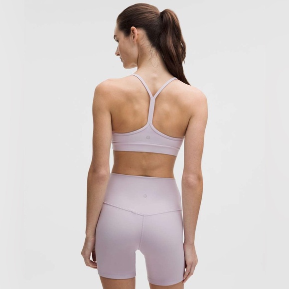 Lululemon Flow Y Bra Nulu *Light Support, A–C Cups Faint Lavender - Picture 2 of 5
